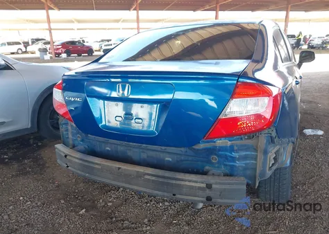 2012 Honda Civic Lx z USA, uszkodzony, nr VIN 2HGFB2F50CH584663